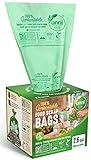 UNNI Compostable Liner Bags, 2.6 Gallon, 9.84 Liter, 100 Count, Extra Thick 0.71 Mil, Samll Kitchen...
